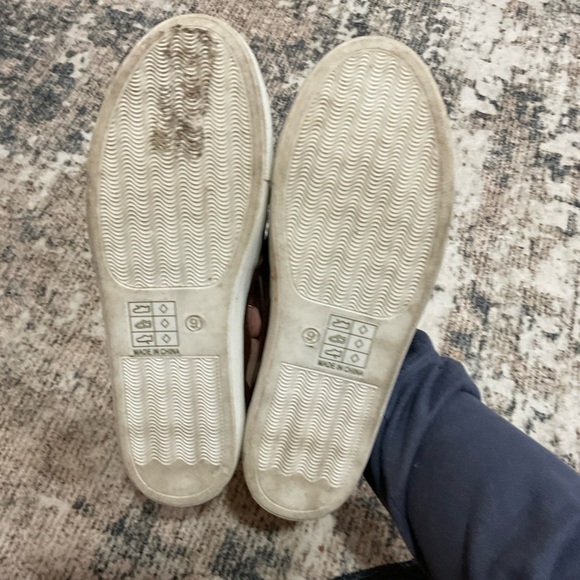 G.C. Shoes Woven Brown Leather Slip On Women’s Size 9 - Picture 3 of 3